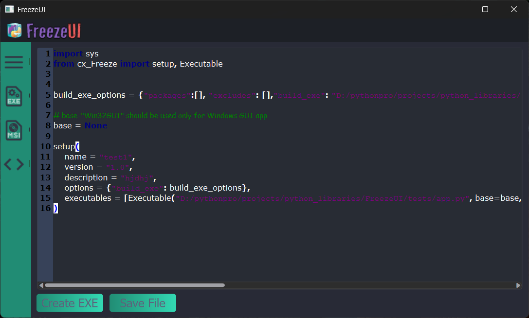 script editor